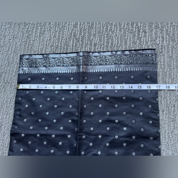 Ann Taylor Women's Silk Saree Shell/Tank Set Silver & Black Size 6 NWT - Picture 16 of 16